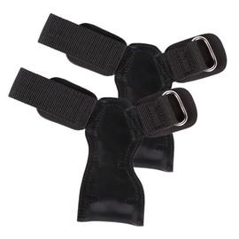 Sosoport 1 Pair Non Slip Palm Pad Sports Gloves with Wrist Straps for Gym Training Comfortable Grip for Weightlifting Pull Ups Outdoor Sports