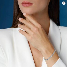 Tidefire Stainless Steel Bamboo Design Bracelet Titanium Steel Bangle (Square Silver)