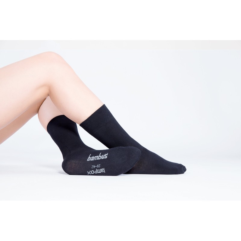 lampox Bamboo Socks (6 Pairs) Breathable Socks Business Sports Running