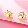 Paw Stud Earrings Jiahanzb Paw Stud Earrings Sterling Silver Paw