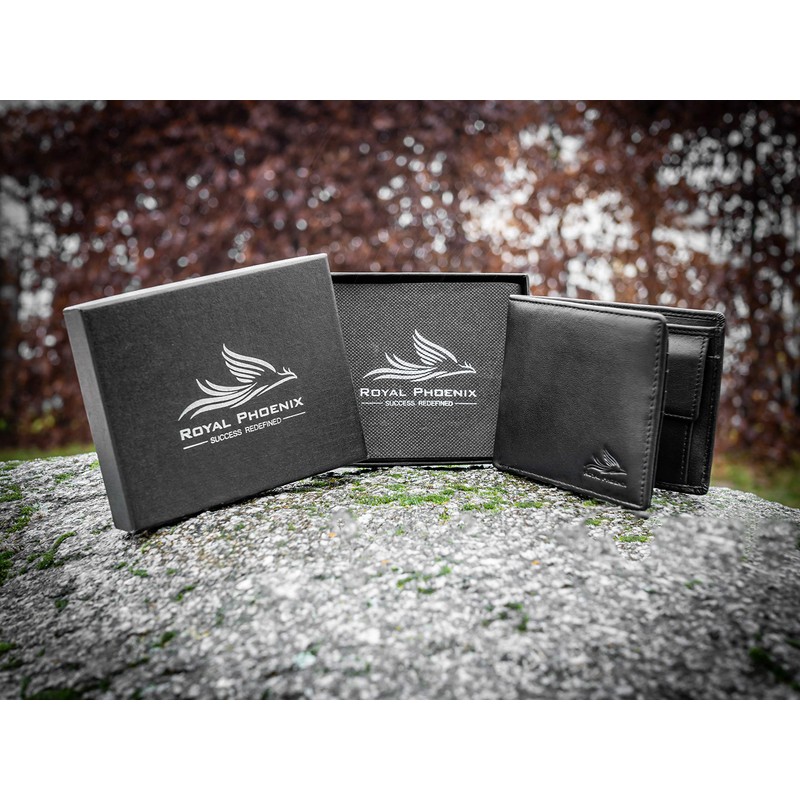 Men's Leather Wallet, black