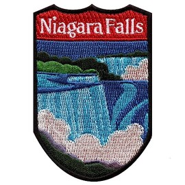 Niagara Falls Tourist Destination Patch USA Canada Badge Embroidered Iron On