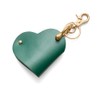 Hazel Key Chain, Heart-shaped, Smart Key Ring, Women's, Bottle Green
