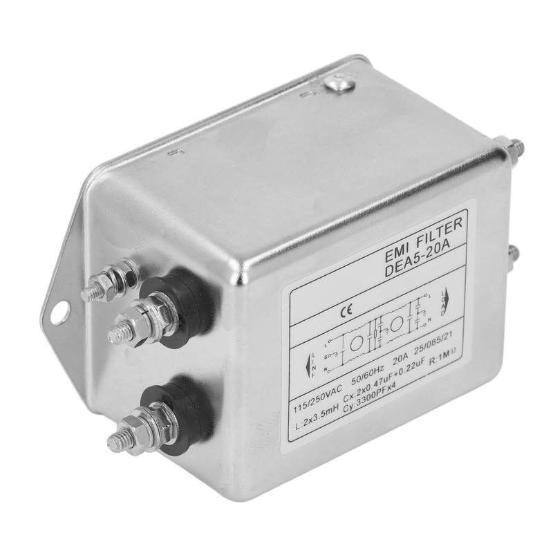 Noise Suppressor Power EMI Filter Single Phase Line Conditioner AC115V
