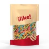iLike! Sour Neon Gummy Worms Candy, Assorted Fruit Flavors, 2-Pound