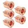 5Pcs Plasma Red Copper Nozzle Cutting Torch Tips Consumables Welding