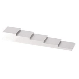 5 Step Test Calibration Block Step Wedge for Thickness and Linearity Calibration for Ultrasonic Thickness Gauge in NDT Testing #1018 Steel 0.25mm 0.5mm 0.75mm 1.0mm 1.25mm