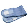 Blue Check Double Oven Glove Checked Kitchen Pot Holder with