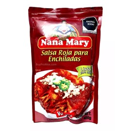 Nana Mary 6-Pk Salsa Roja P/Enchiladas. Mx Enchilada Red Sauce Ready To Use 400gr/14.10oz