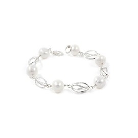 925 Sterling Silver pearl bracelet