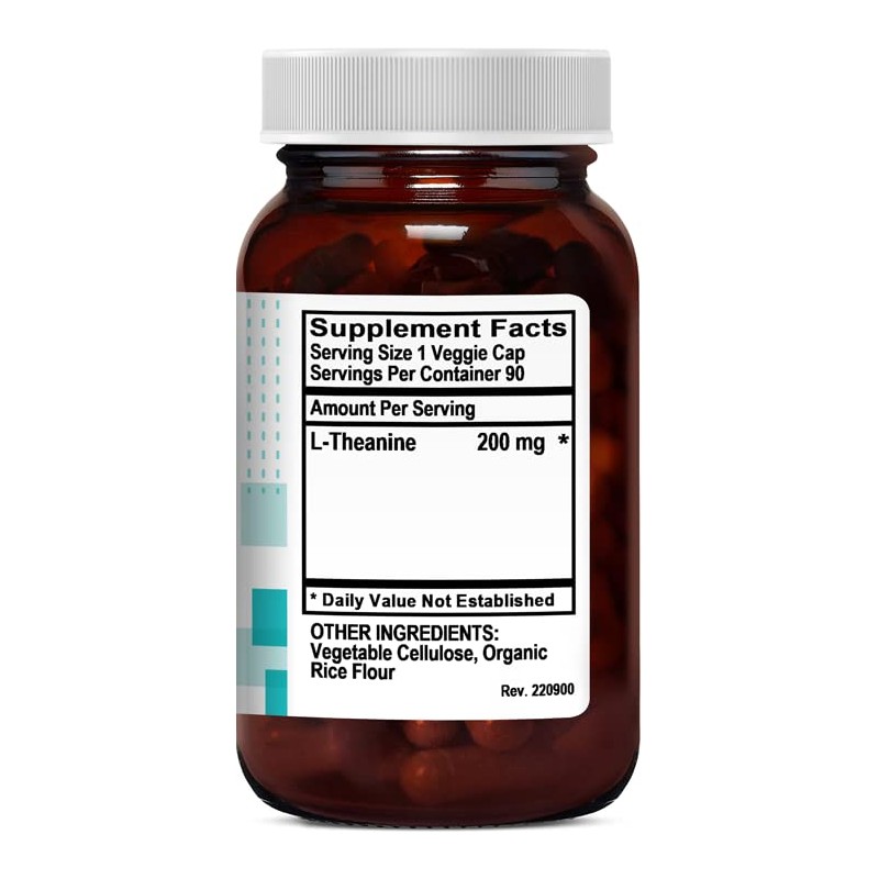 Kovite L-Theanine 200 mg - 90 Vegetable Capsules