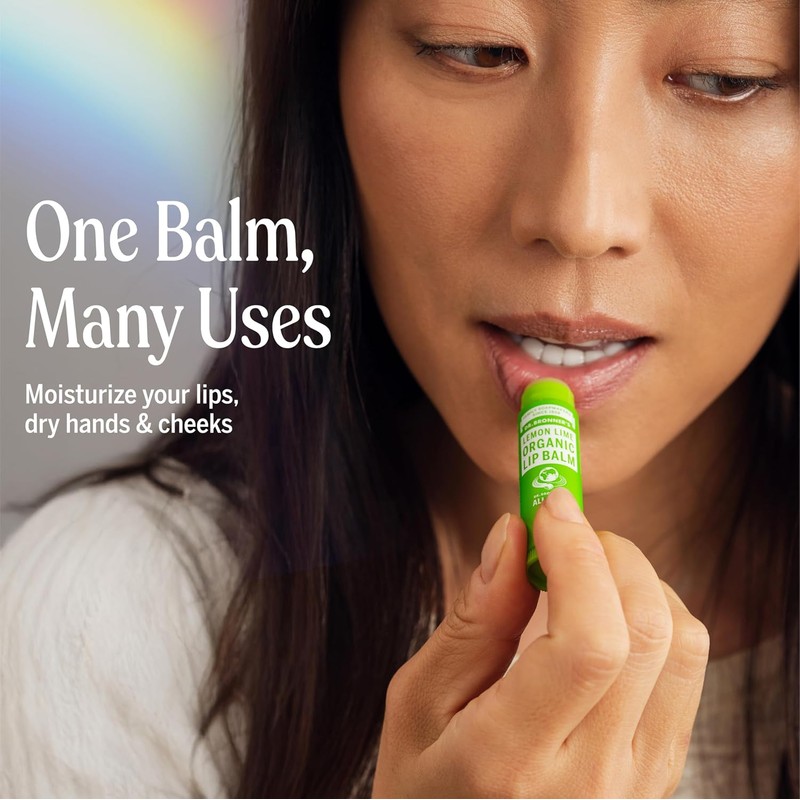 Dr. Bronner's | Bálsamo labial orgánico, pack surtido con 4