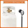 Bbcuepro 12FT QCC1 Low Pressure Propane Regulator and Hose -