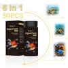 AIMALL 50pcs Wancheng 6-in-1 Aquarium Water Test Strips - Multi-Element
