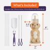Special Supplies Honey Bear Straw Cup Long Straws, Squeezable Therapy