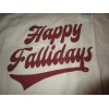 Old Navy Womens Matching Holiday Graphic T-Shirt Fall Happy Fallidays