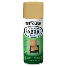 Rust-Oleum 358834 Outdoor Fabric Spray Paint, 12 oz, Khaki