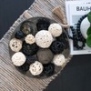 ANDALUCA Decorative Balls Bag Bowl Filler Home Decor (Black &