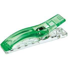 Clover Needlecrafts CBDC202 12 Piece Jumbo Wonder Clips Green