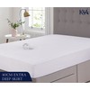 K&A® Terry Waterproof Mattress Protector | Soft Terry Towel Mattress