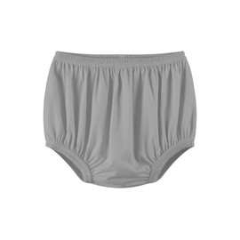 EEOST Adult Diaper Cover for Incontinence Noiseless Leak-Protection Underwear Plastic Pants Over Diapers Waterproof Rubber Pants (Gray, Large)