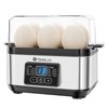 Electric Rapid Egg Cooker, 6 Egg Capacity for Hard Boiled