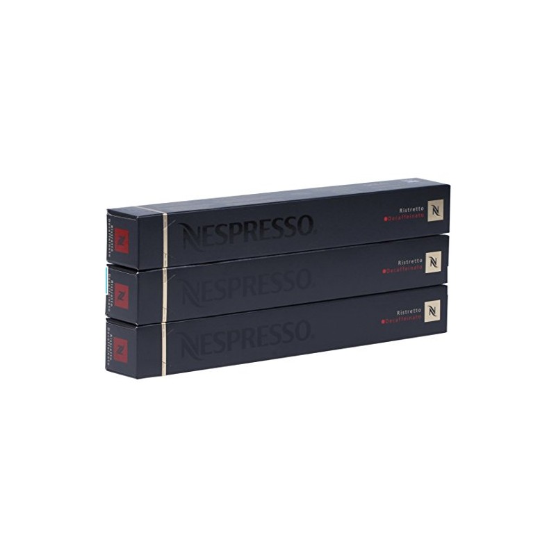 30 Decaf Ristretto Nespresso Coffee Capsules - New Strong Decaf