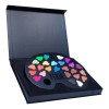 Godette By Ferja |paleta De Sombras 25 Colores Profesionales Negro