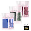 Basic Sense 38pcs School Hair Set: Snap Clips & Elastics