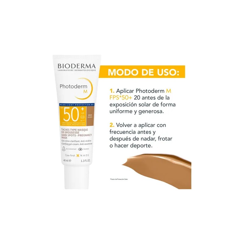 Protector Solar Bioderma Photoderm M Manchas Spf50+ T.brown