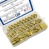 BGTXINGI 120pcs Shelf Pins Kit Nickel-Plated 4 Styles Shelf Support