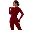 MAYROUND Women Gym Set 2 Piece Outfits Workout Set Long