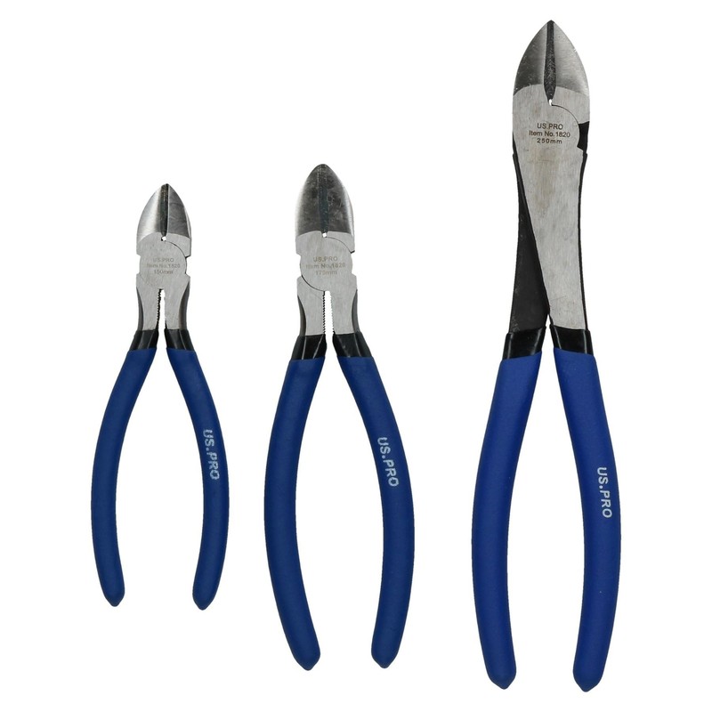 Cutting Plier Side Diagonal Cutters Wire Cable Snips 6" /