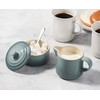 Le Creuset Stoneware Signature Cream & Sugar Set, Deep Teal