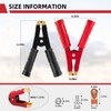 KMNEI 4PCS Battery Jumper Cable Clamps Heavy Duty,1000A Battery Charging