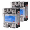 DWEII 2 PCS State Relay,Solid State Relay SSR-40AA AC to