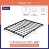 Nailsong 4 Inch Bed Frame Queen Size Low Profile, Queen