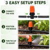 Adjustable Misting Nozzles for Drip Irrigation – 25-Piece Plastic Sprinkler