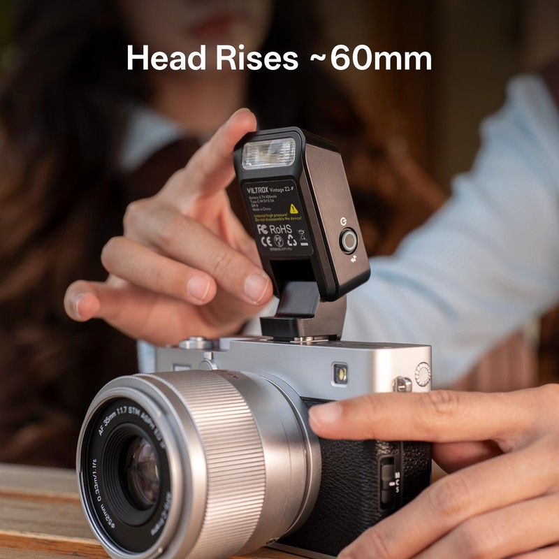 VILTROX Z2 Mini Foldable TTL Camera Flash for Canon