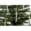 Pack of 6-13CM Glitter Candy Cane –Christmas Tree Hanging Decoration