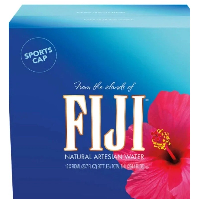 Fiji Natural Artesian Water, 23.7 fl oz, 12-count