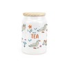Purely Home Ducks & Flowers Ceramic Tea Storage Canister -