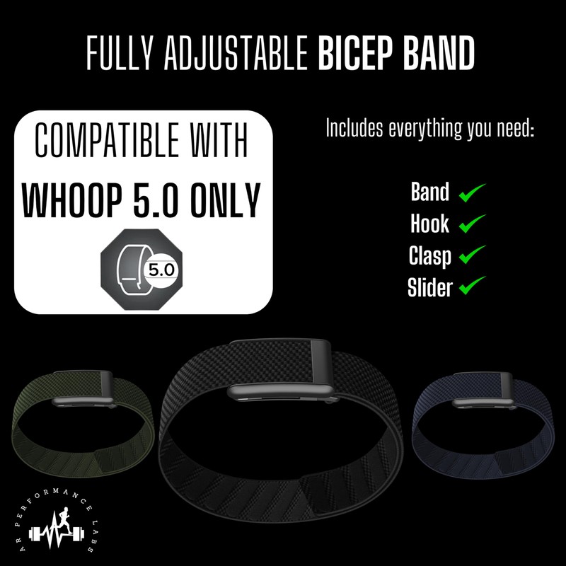 AR LABS WHOOP 5.0 Compatible SuperKnit Bicep Replacement Band |
