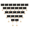 PATIKIL Mini Chalkboard Signs, 24Pcs Small Chalkboard with Easel Stand