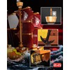 dOvOb Pirate Ship Mini Blocks Building Set, 920 Pieces, Display