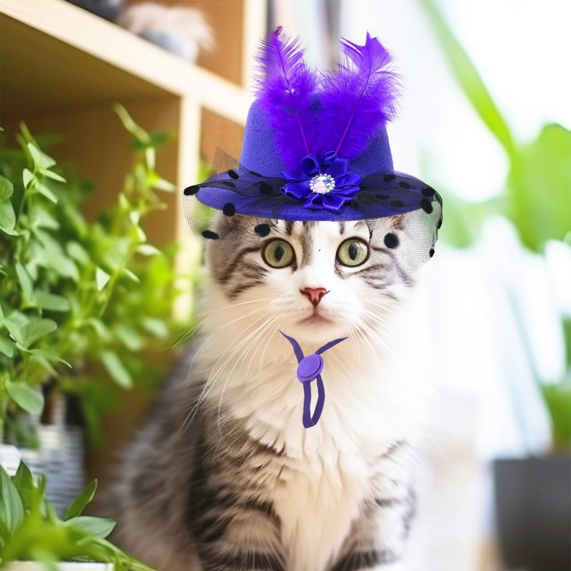 ComiMag Dog Hat Cat Hat Rabbit Hat Fascinator Hat Tea