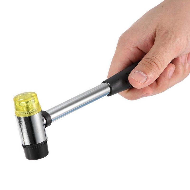 Leather Hand Tool Rubber Hammer Leather Hammer Removable Double Head
