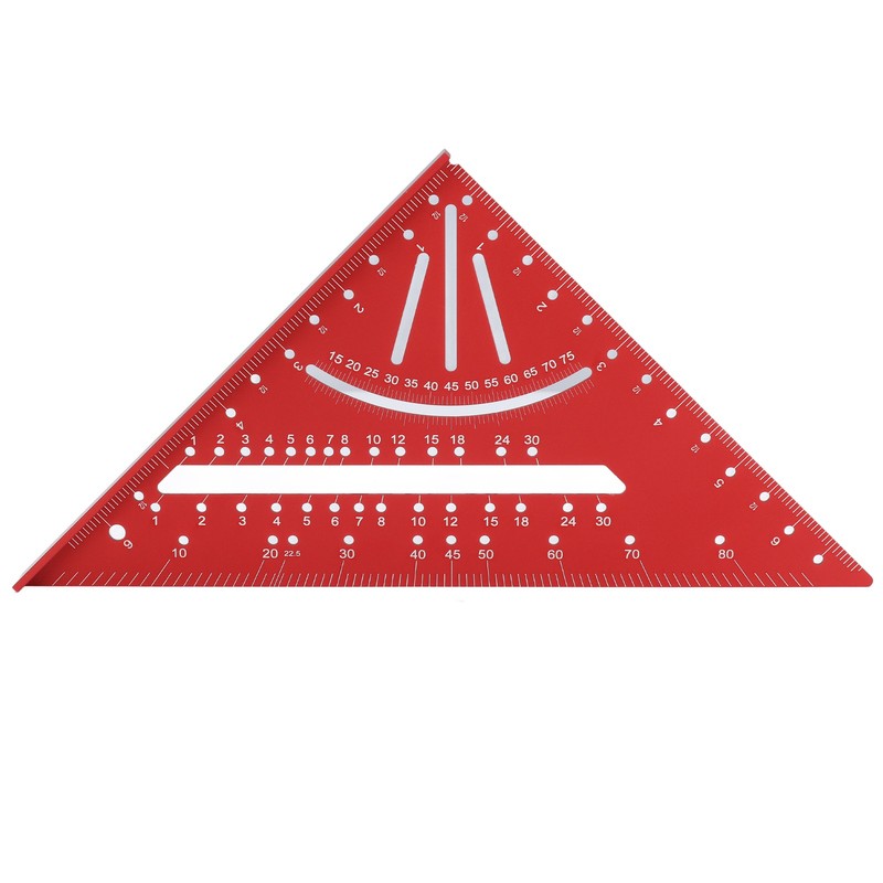 7 Inch 90 Degree Rafter Square Protractor Aluminum Alloy Woodworking