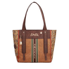 Anekke Women's Shopper with Zip, Accessories and Accessories, Handbag, Colourful, 32/32/12 cm, Colourful, Unique
