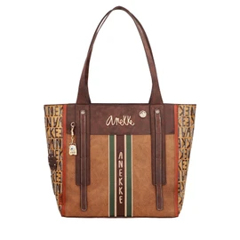 Anekke Women's Shopper with Zip, Accessories and Accessories, Handbag, Colourful, 32/32/12 cm, Colourful, Unique